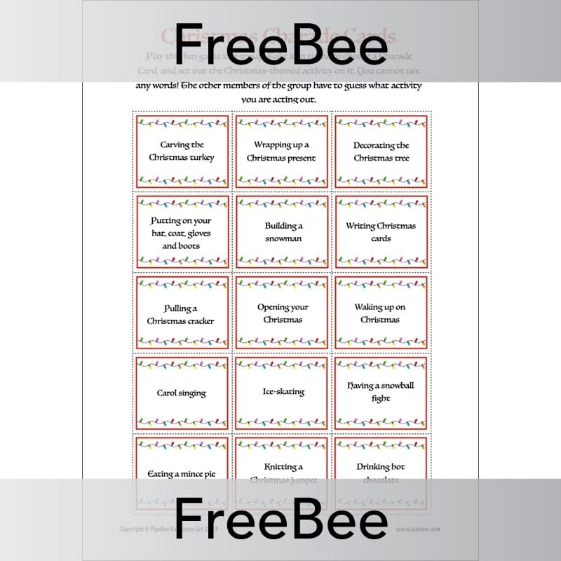 PlanBee Free Christmas Activity Pack for KS1 and KS2 by PlanBee