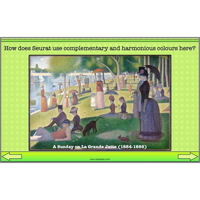 PlanBee Seurat and Pointillism KS2 Lesson Plans and Art Projects