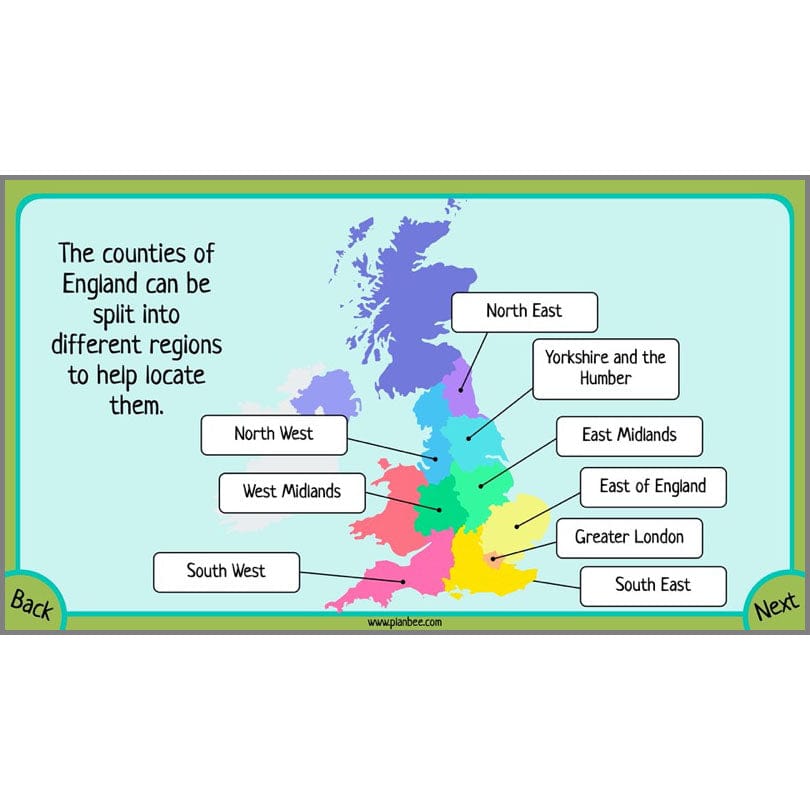 PlanBee The United Kingdom KS2 Geography Planning Pack by PlanBee
