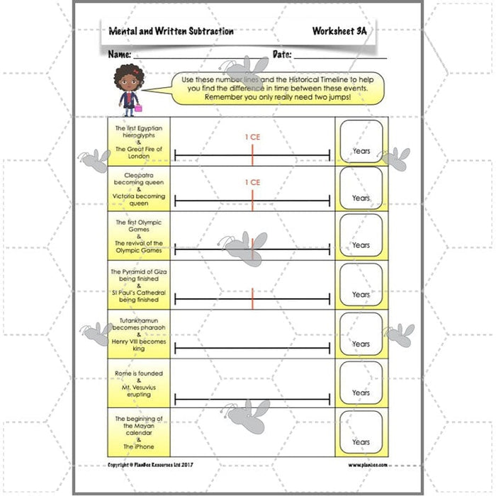 PlanBee Mental & Written Subtraction - Year 5 Maths Planning PlanBee