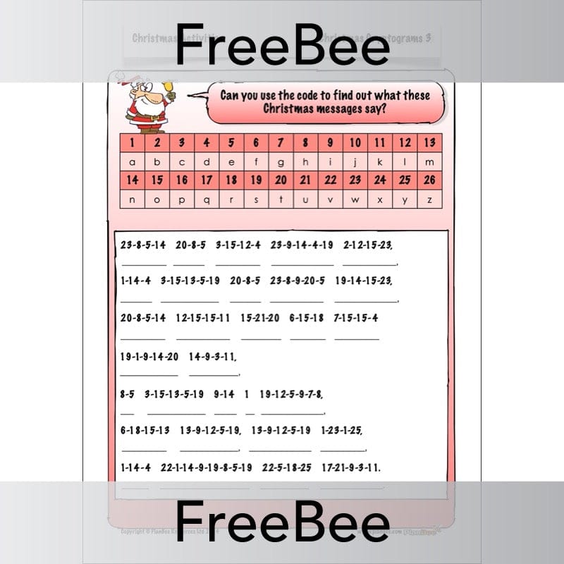 PlanBee Free Christmas Activity Pack for KS1 and KS2 by PlanBee