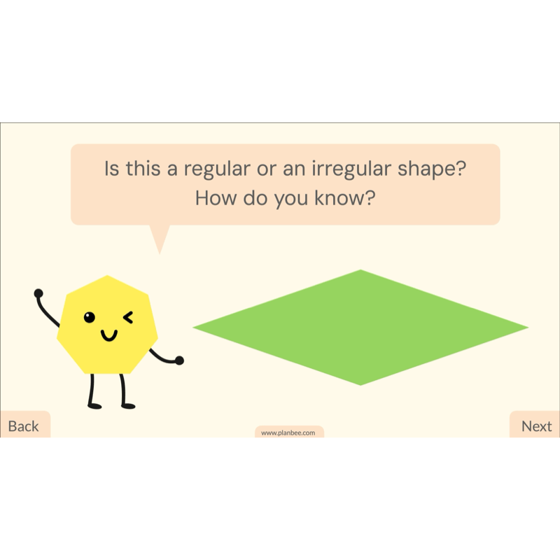 PlanBee 2D Shapes Year 3 Maths Lesson Pack by PlanBee