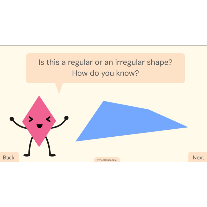PlanBee 2D Shapes Year 3 Maths Lesson Pack by PlanBee