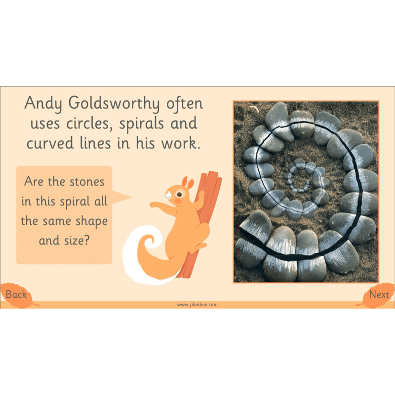PlanBee Andy Goldsworthy KS1 Art Lesson Plans created by PlanBee