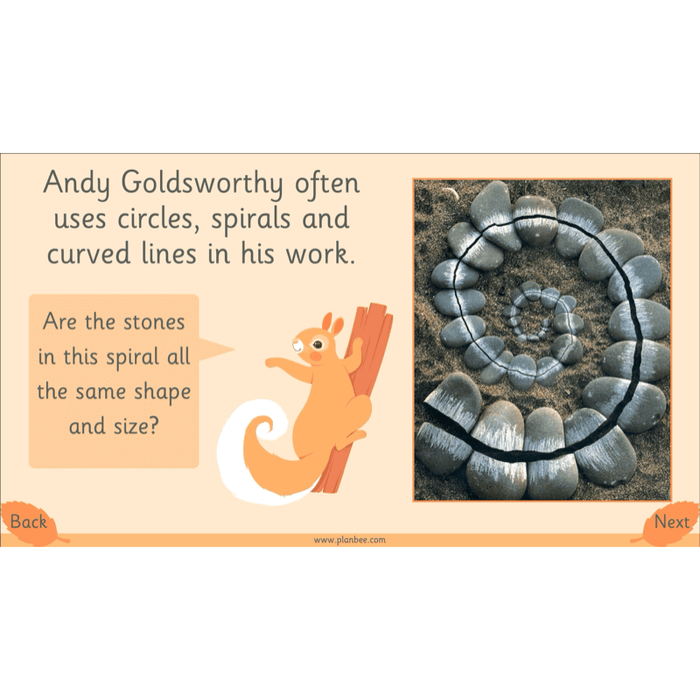 PlanBee Andy Goldsworthy KS1 Art Lesson Plans created by PlanBee