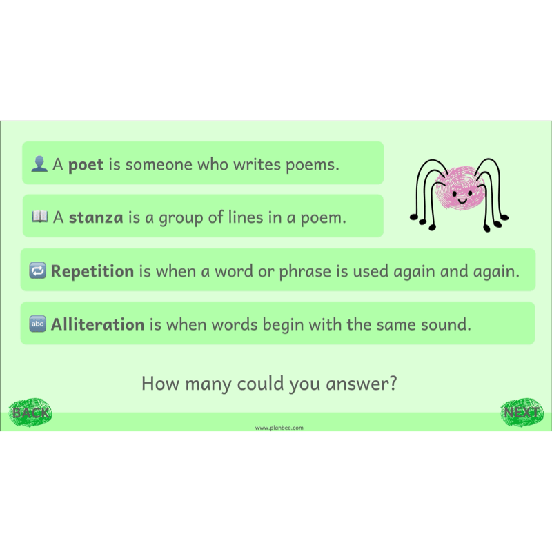 PlanBee Animal Poetry KS1 English Lesson Pack