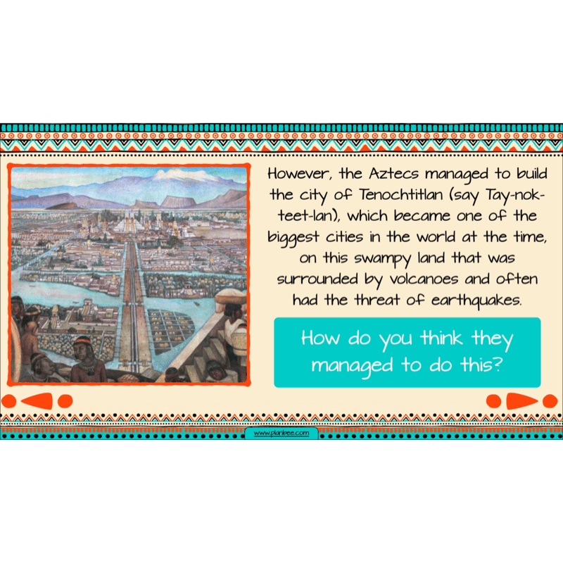 PlanBee Aztecs KS2 Lesson Planning and Resources 
