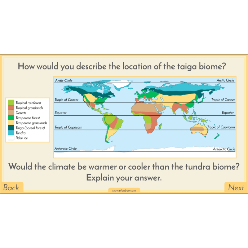 PlanBee Biomes KS2 Geography Lessons