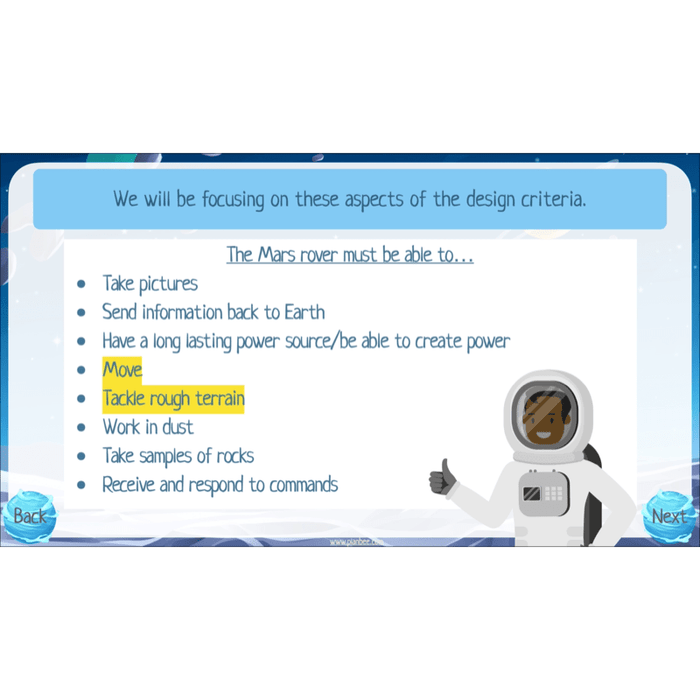 Build a Mars Rover KS2 DT Lesson Pack — PlanBee