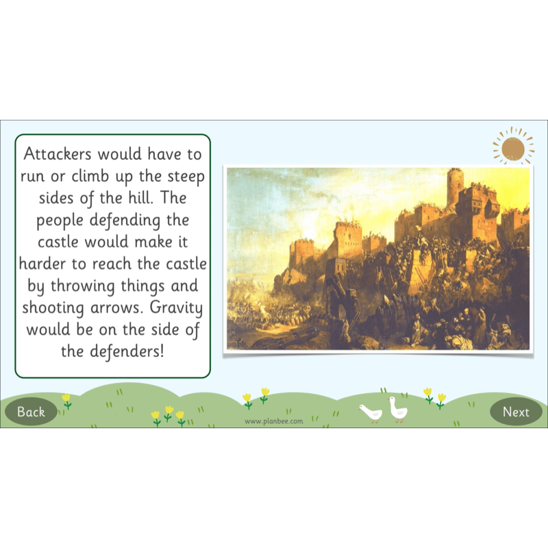 PlanBee Castles KS1 Geography Lesson Planning and Resources