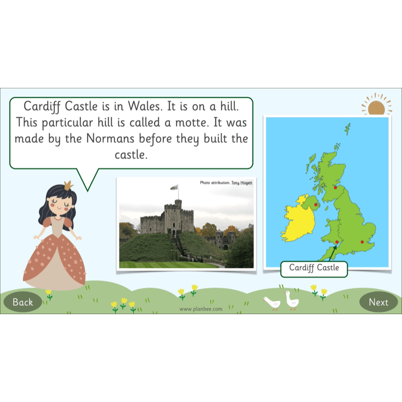PlanBee Castles KS1 Geography Lesson Planning and Resources