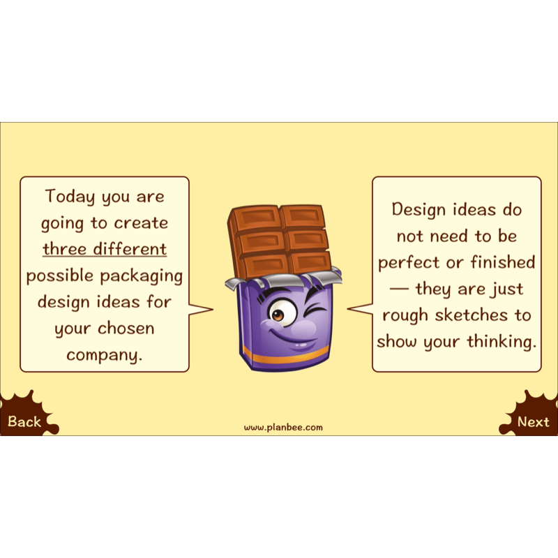 PlanBee Chocolate Packaging | KS2 DT lessons