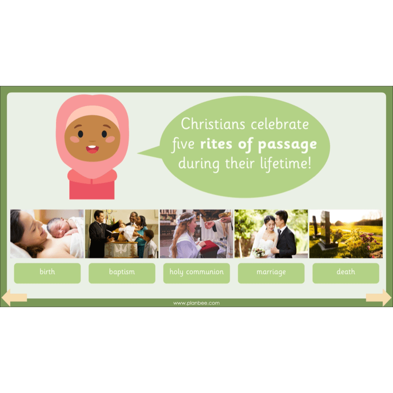 PlanBee Christian Rites of Passage | Year 2 RE lessons