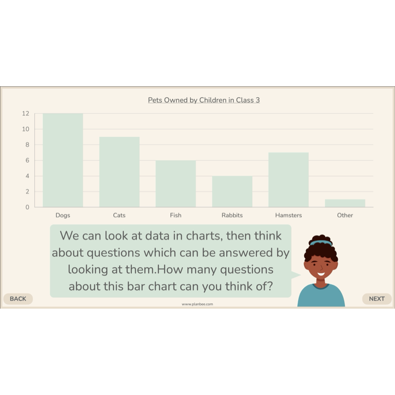 PlanBee Collecting and Sorting Data Year 3 Statistics by PlanBee