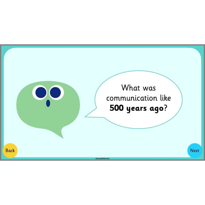 PlanBee Communication Then and Now: Primary History Plans for KS1