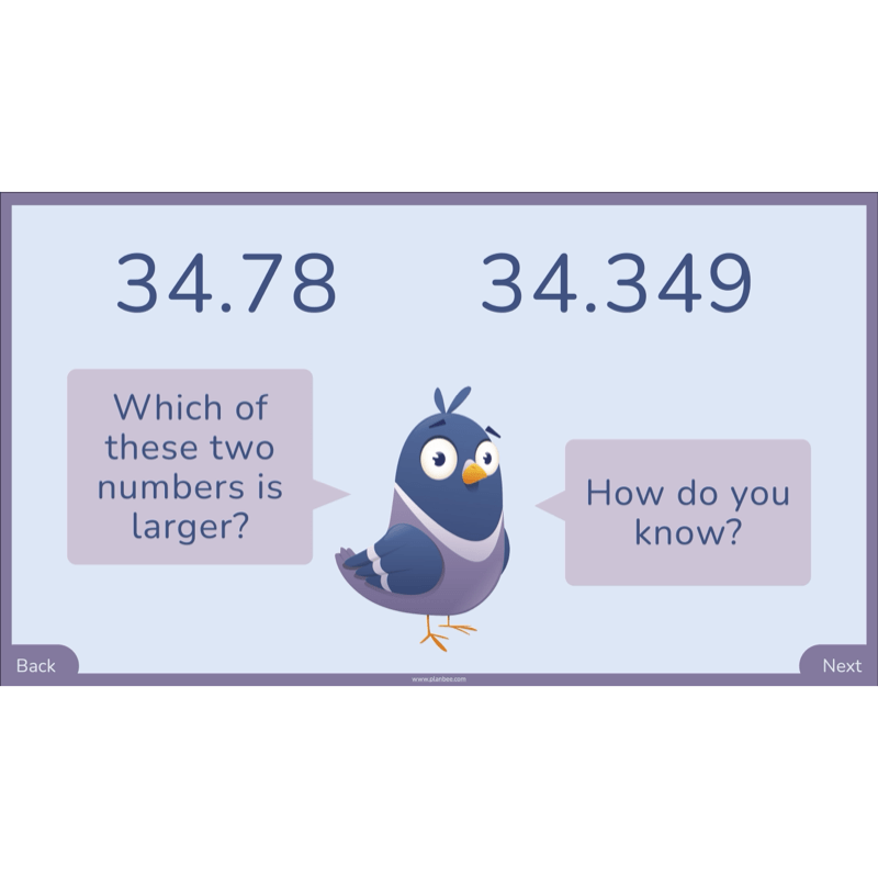PlanBee Year 6 Decimal Place Value Maths Lessons by PlanBee