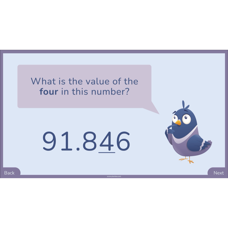 PlanBee Year 6 Decimal Place Value Maths Lessons by PlanBee