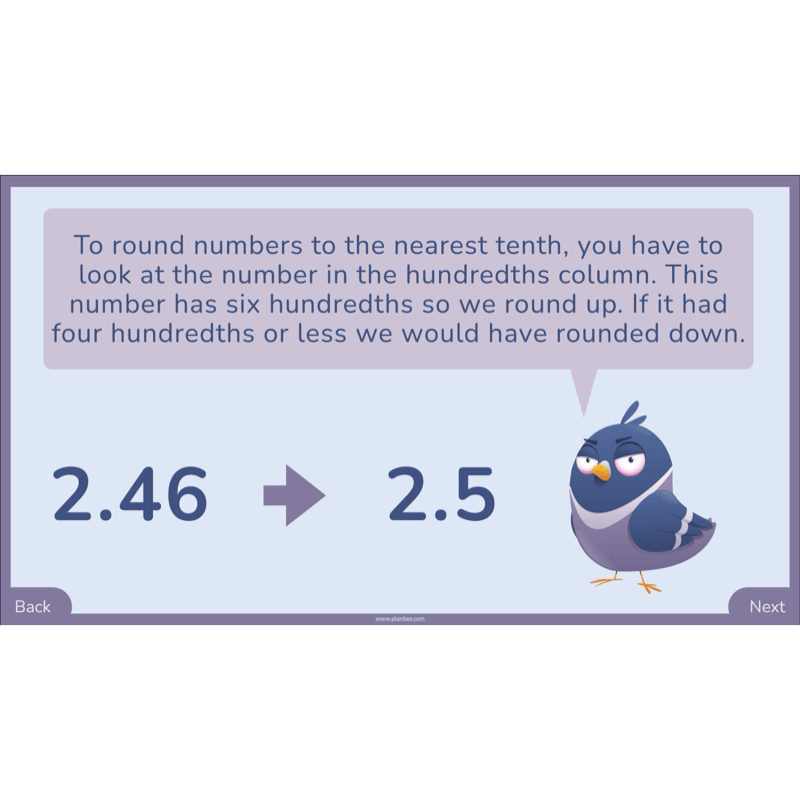 PlanBee Year 6 Decimal Place Value Maths Lessons by PlanBee