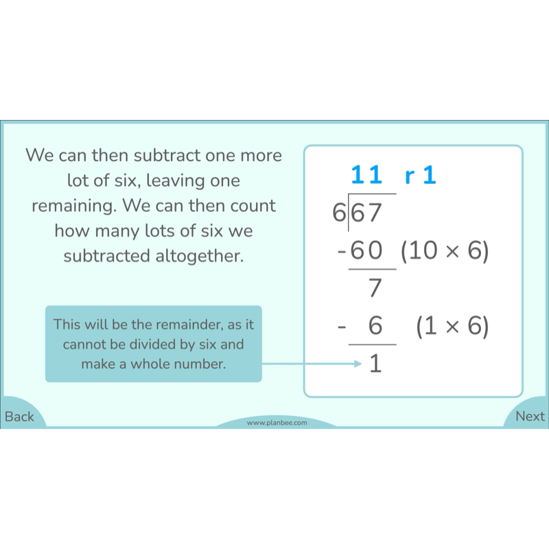 PlanBee Division Year 6 Maths Lessons and Worksheets by PlanBee