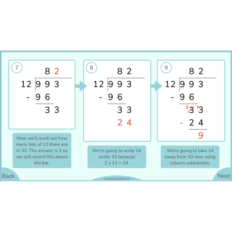 PlanBee Division Year 6 Maths Lessons and Worksheets by PlanBee