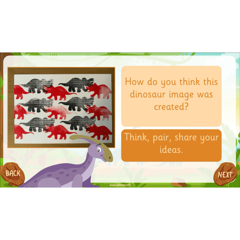 PlanBee Dinosaurs KS1 Topic Enrichment Lesson Pack