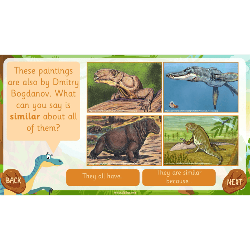 PlanBee Dinosaurs KS1 Topic Enrichment Lesson Pack