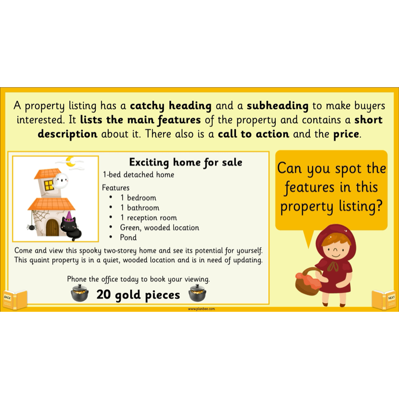 PlanBee FREE Mini-scheme | Traditional Tales: Estate Agents | KS1