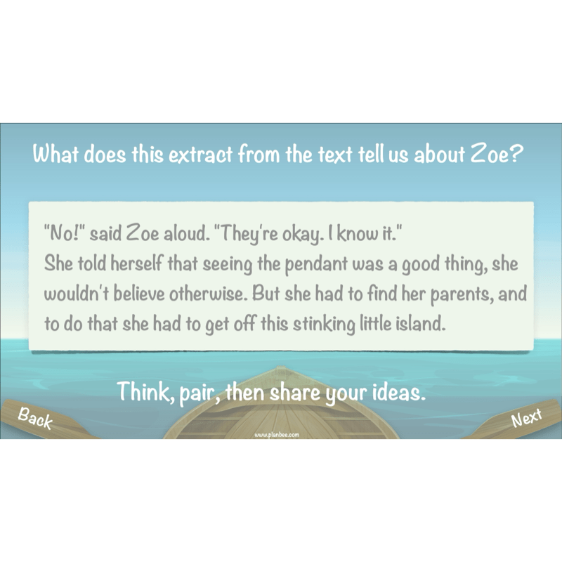 PlanBee Floodland: Character Analysis KS2 | English Lesson Pack