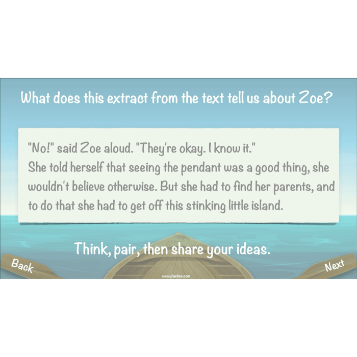 PlanBee Floodland: Character Analysis KS2 | English Lesson Pack