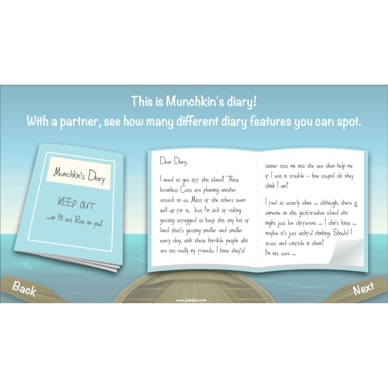 PlanBee Floodland: Character Analysis KS2 | English Lesson Pack