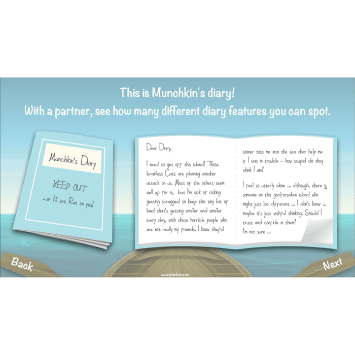 PlanBee Floodland: Character Analysis KS2 | English Lesson Pack
