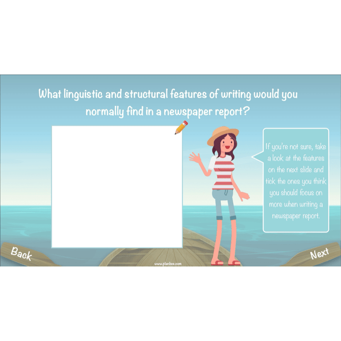 PlanBee Floodland: Newspaper Reports KS2 | Year 6 English Pack