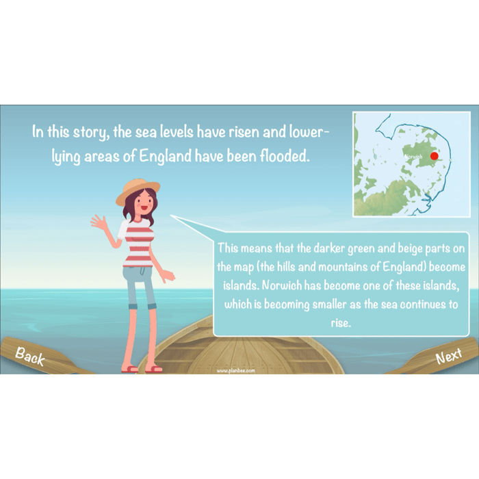 PlanBee Floodland: Reading Comprehension KS2 | Year 6 English Pack