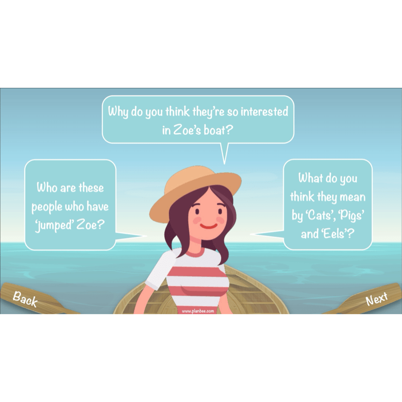 PlanBee Floodland: Reading Comprehension KS2 | Year 6 English Pack