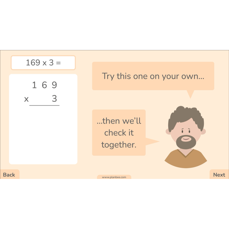 PlanBee Formal Multiplication Year 5 Maths Lessons by PlanBee