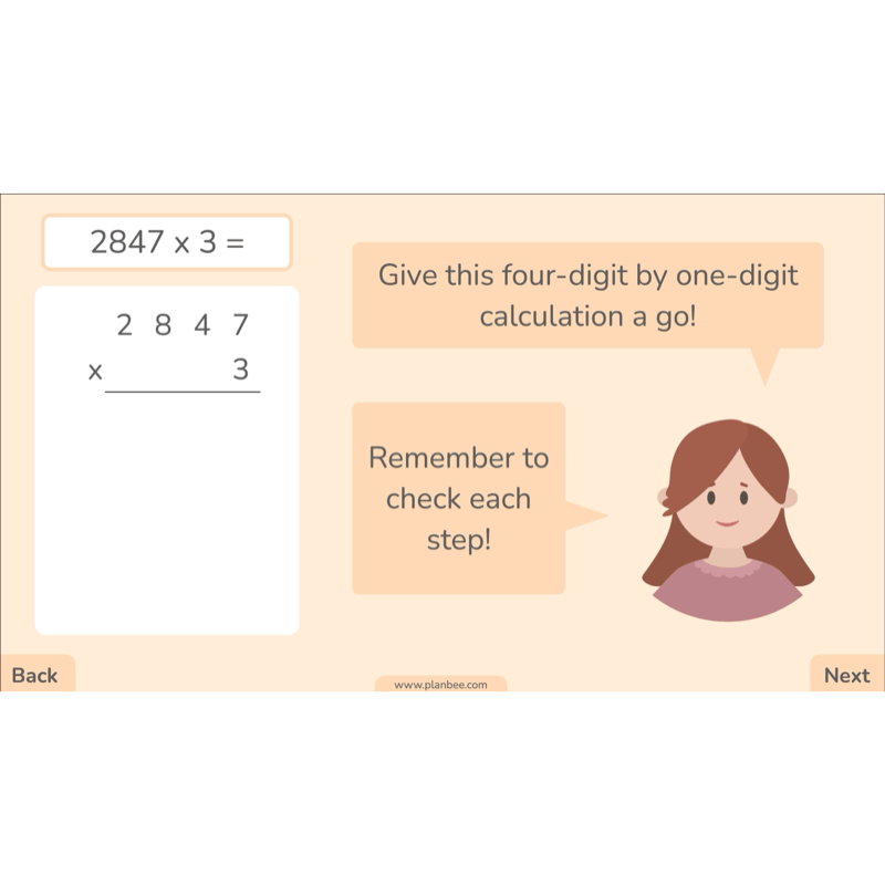 PlanBee Formal Multiplication Year 5 Maths Lessons by PlanBee