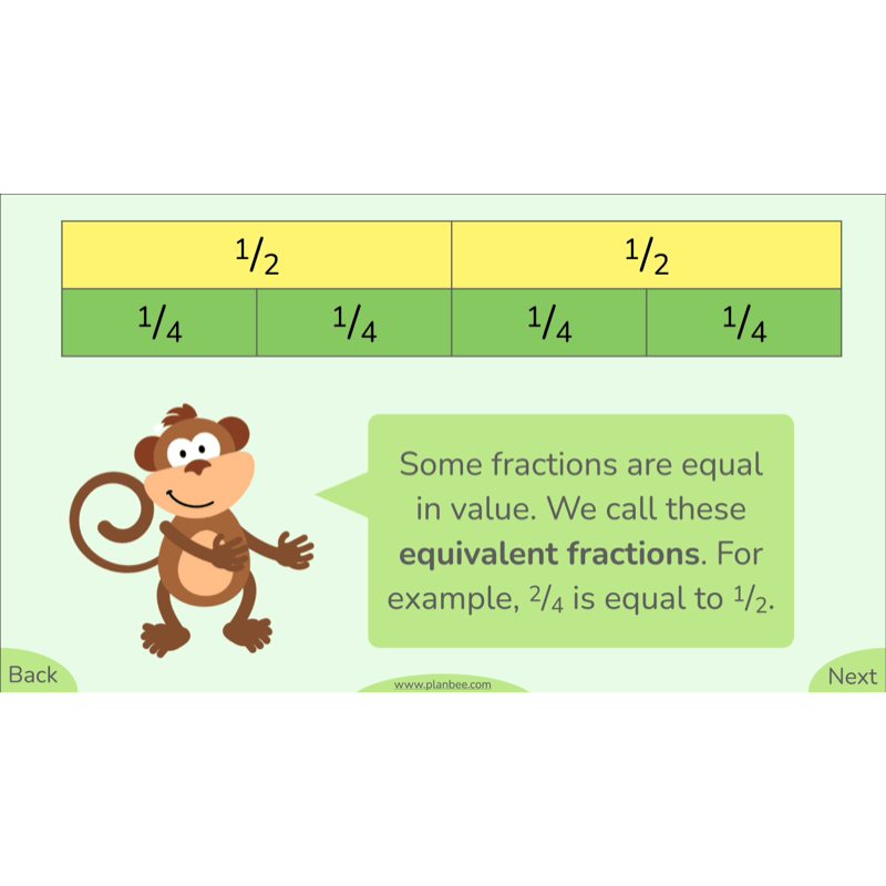 PlanBee Fractions in Action: Year 3 Fractions Planning by PlanBee