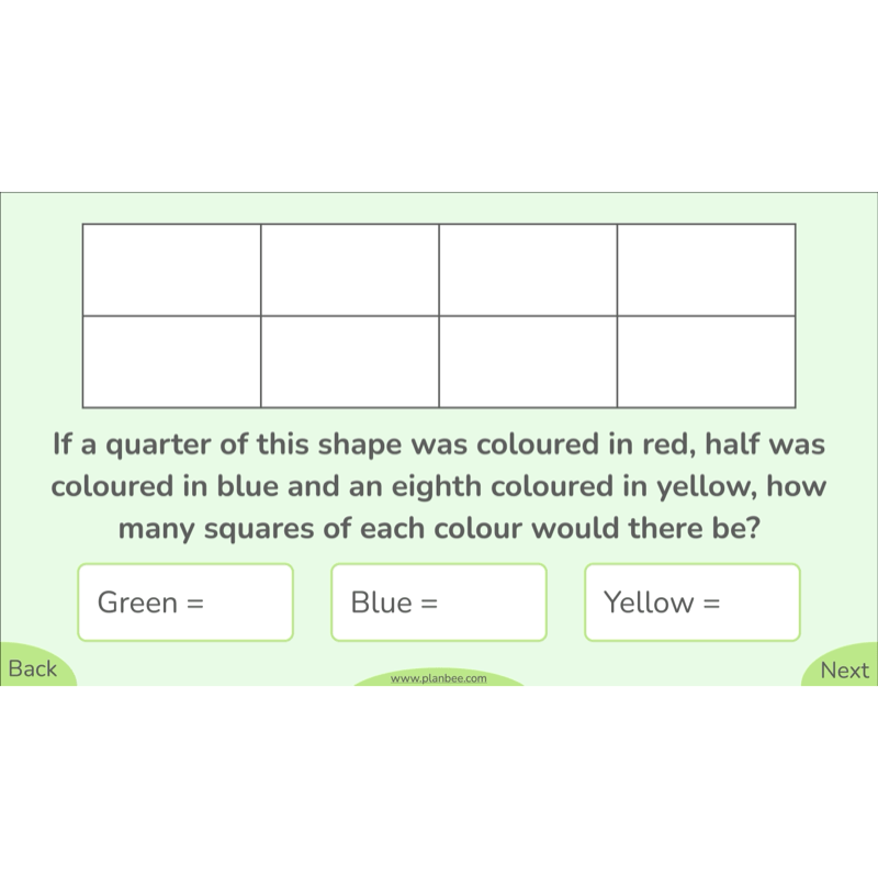 PlanBee Fractions in Action: Year 3 Fractions Planning by PlanBee