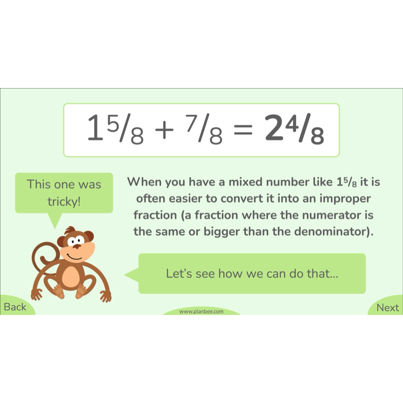 PlanBee Fractions in Action: Year 3 Fractions Planning by PlanBee