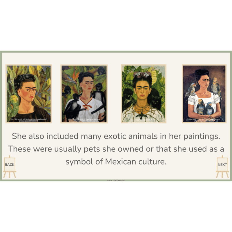 PlanBee KS2 Frida Kahlo for Kids Art Lesson Pack by PlanBee