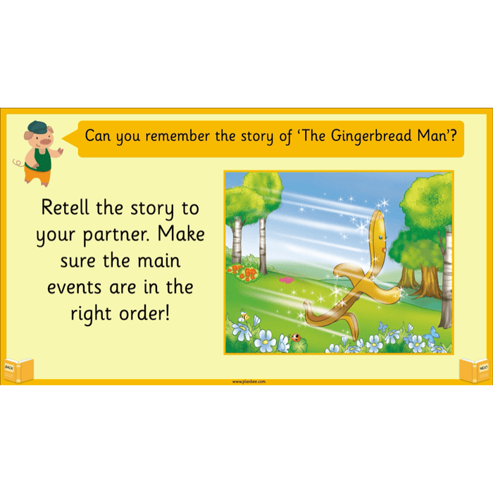 PlanBee Traditional Tales: The Gingerbread Man | KS1 English Pack
