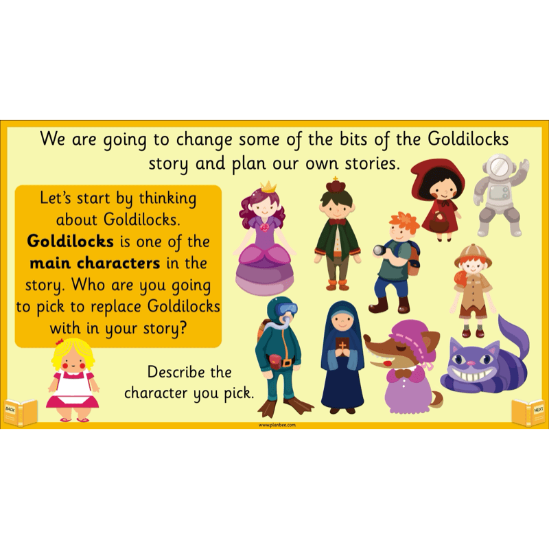 PlanBee Traditional Tales: Goldilocks | KS1 English Pack