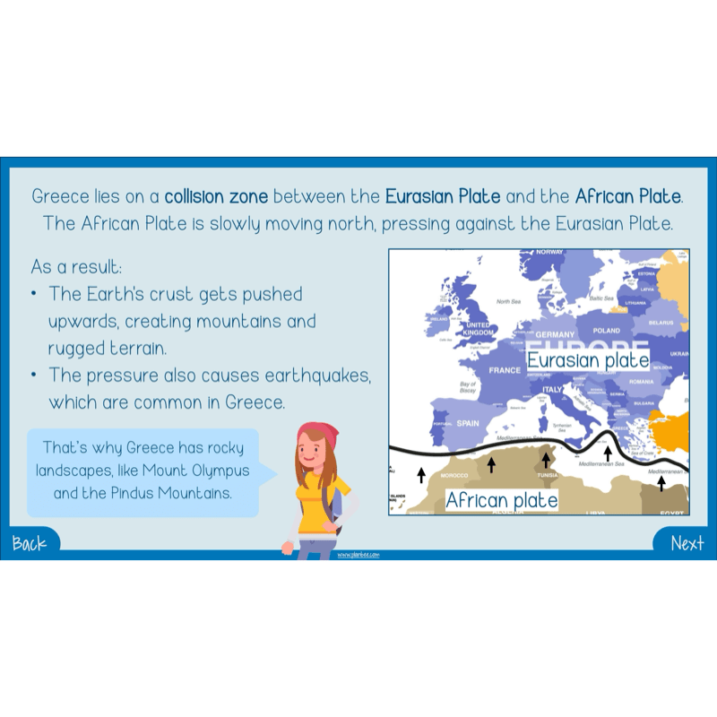 PlanBee Greece Today | KS2 Geography Lesson Pack