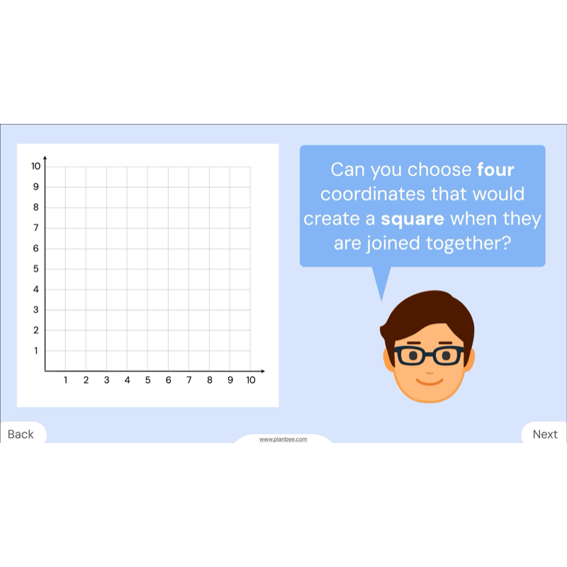 PlanBee Grids and Coordinates Year 6 Maths Lesson by PlanBee