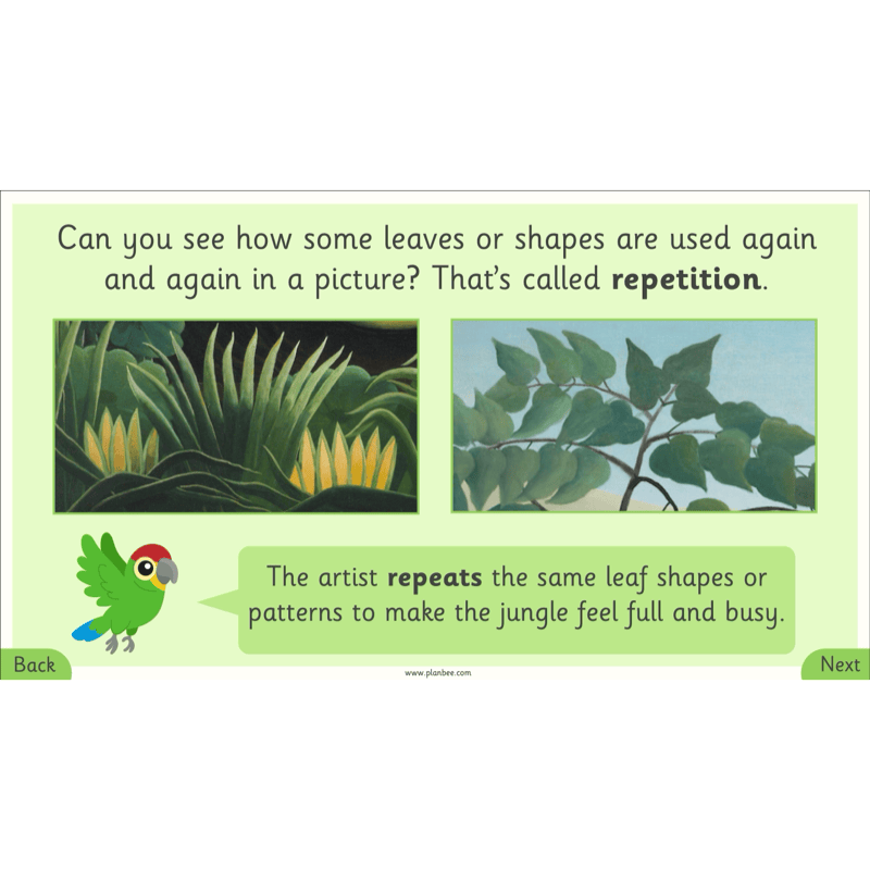 PlanBee Henri Rousseau KS1 Art Lessons
