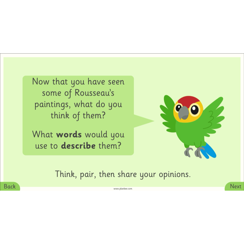 PlanBee Henri Rousseau KS1 Art Lessons