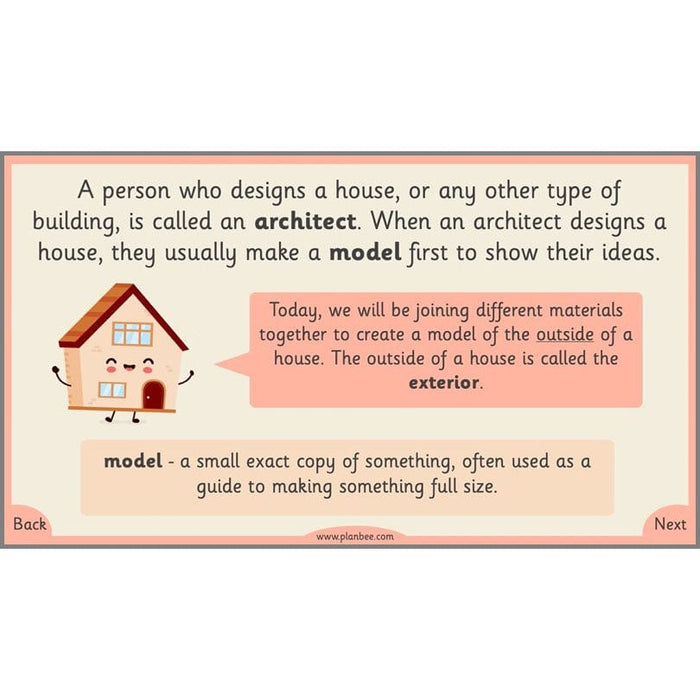 PlanBee Houses and Homes KS1 DT Lesson Pack by PlanBee