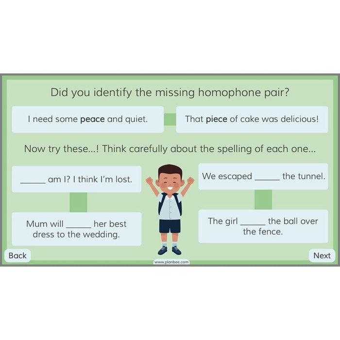 PlanBee Homophones KS2 | Year 3 English Lesson Pack