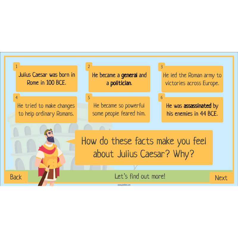 PlanBee Julius Caesar KS2 | Downloadable Lesson Pack