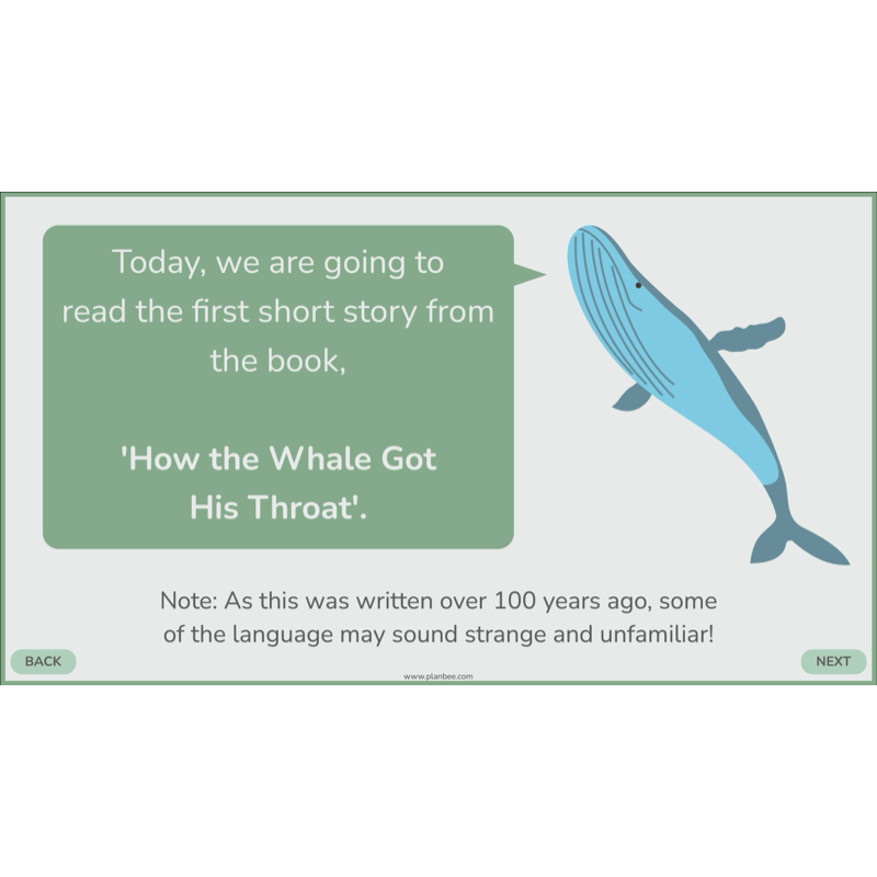 PlanBee Just So Stories KS2 | Reading Comprehension Year 4